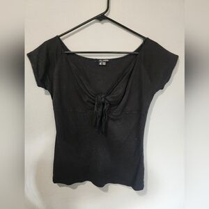 Hell Bunny Sweetheart Tie Front Shirt